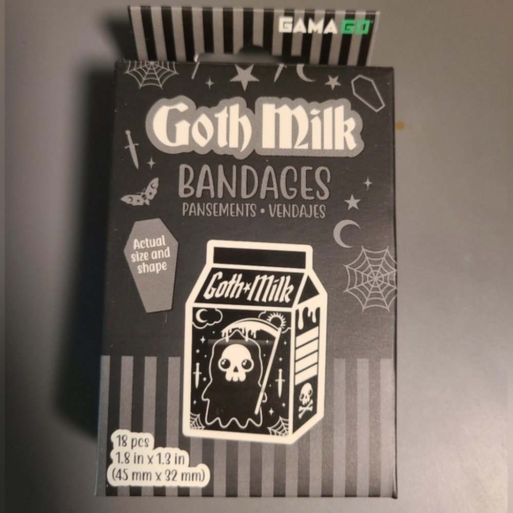 Goth milk band-aids
